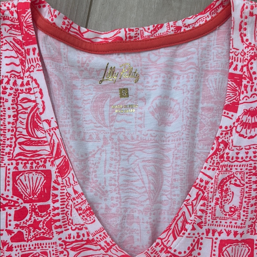 Lilly Pulitzer White and Red etta Maxi Dress seaside Harbor - Picture 4 of 5